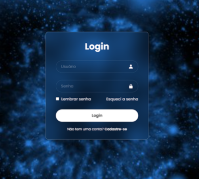 Projeto Login Page.
